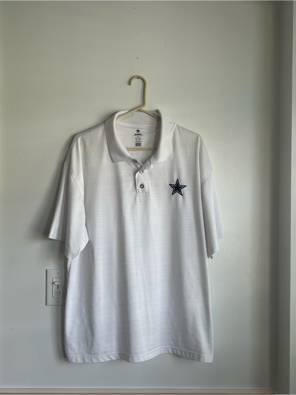 Dallas Cowboys Short Sleeve Polo Shirt Size XL